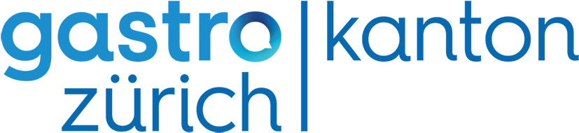 Das Logo von Gastro – Gastgewerbeverband Kanton Zürich: ein blauer Schriftzug in Kleinbuchstaben. 