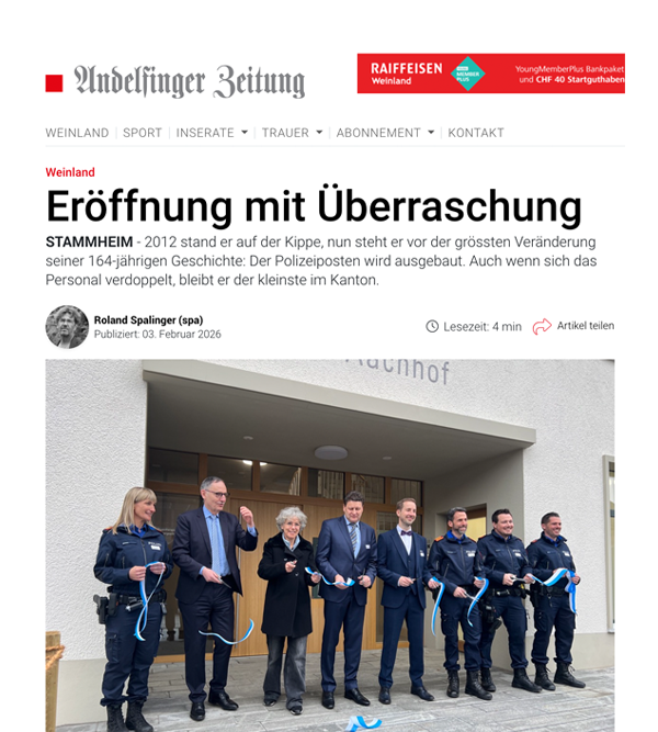 Ausschnitt aus dem Bericht 