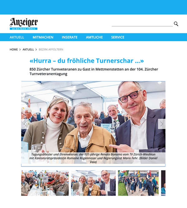 Screenshot vom Online-Artikel