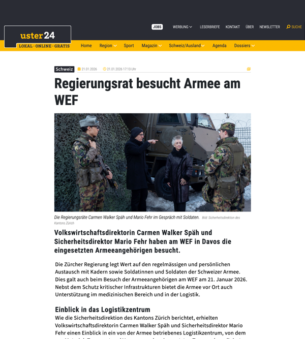 Bildschirmfoto vom Online-Artikel 