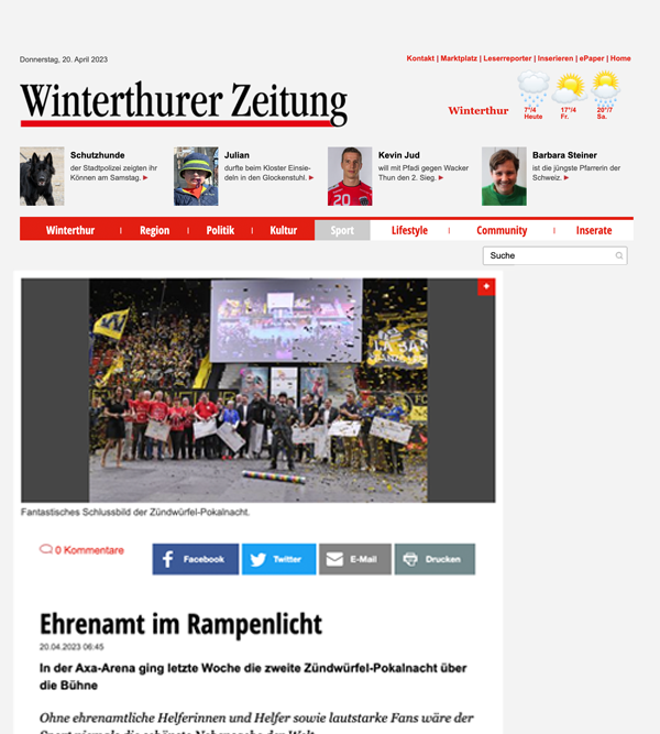 Winterthurer-Zeitung-Artikel