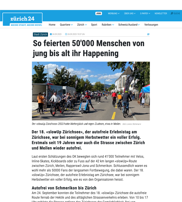 Zürich24.ch-Beitrag