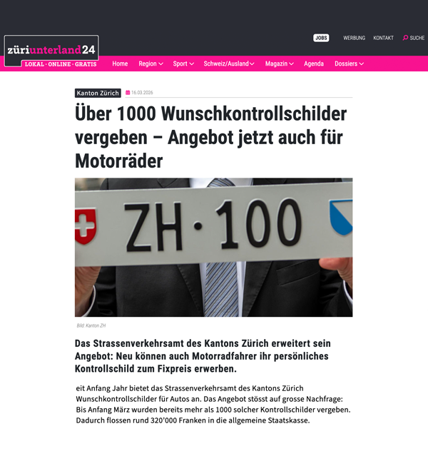 Screenshot vom Online-Artikel