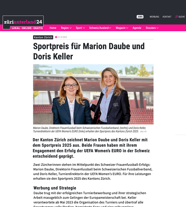 Artikel von Züriunterland24.ch